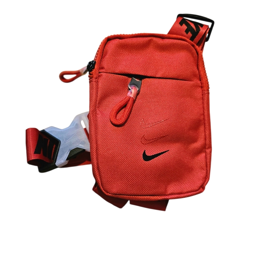 Small Nike Red Crossbody Bag with Black Details New W/O Tags Unisex